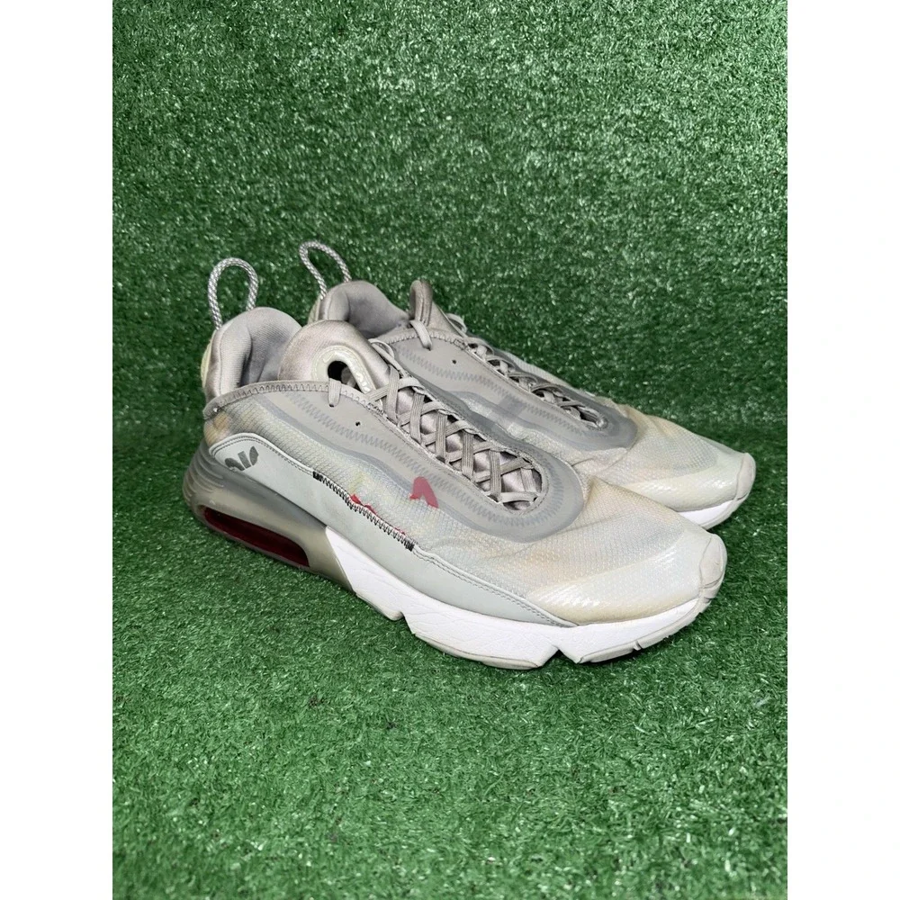 Nike Air Max 2090 Men Size 15 Grey Red Running Shoes Athletic Sneaker DM9101-001